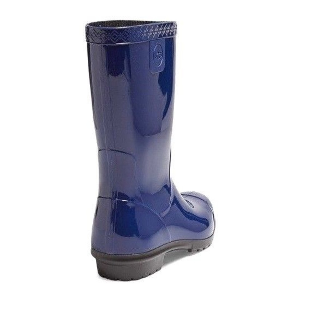 UGG Girl's Raana Rubber Rain Boots Blue Jay Sz 1 - Picture 2 of 7